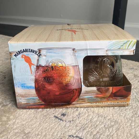 Margaritaville Dining Margaritaville Stemless Wine Glasses Poshmark